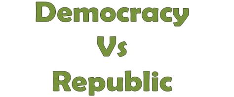 Pagkakaiba ng demokrasya at republika (na may tsart .